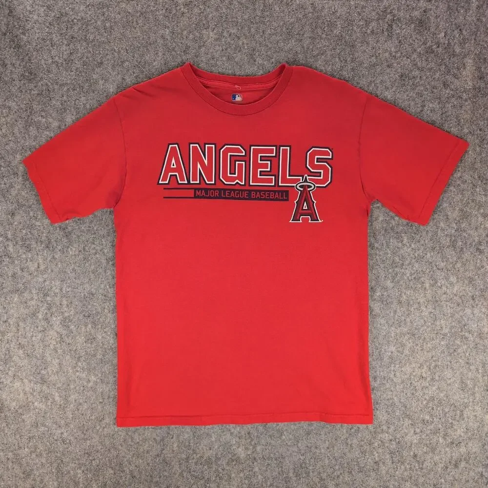 Los Angeles Angels Shirt Boys XL Red MLB Baseball Genuine Merchandise Pujols 5